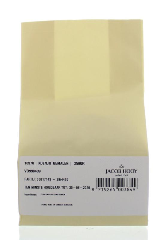 Jacob Hooy Koenjit/curcuma rhiz long gemalen 250.00 Gram