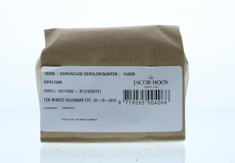 Jacob Hooy Komijnzaad gemalen/djinten 250.00 Gram