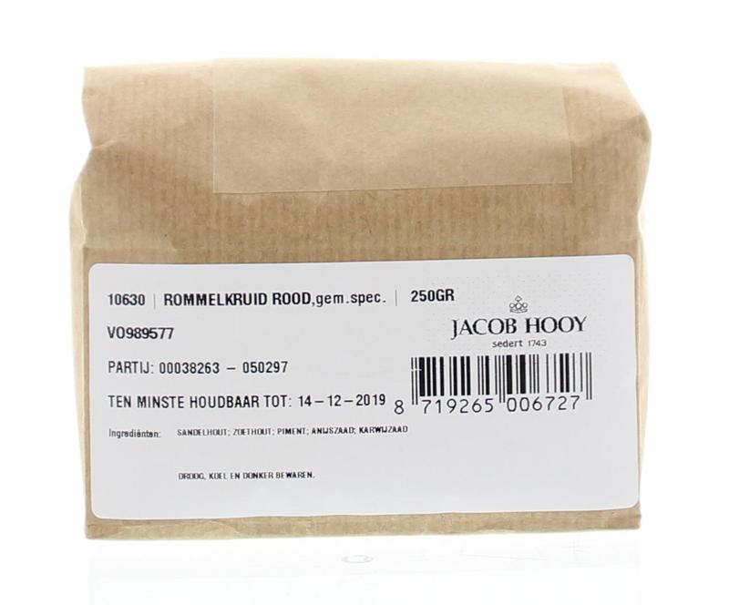 Jacob Hooy Rommelkruid rood 250.00 Gram