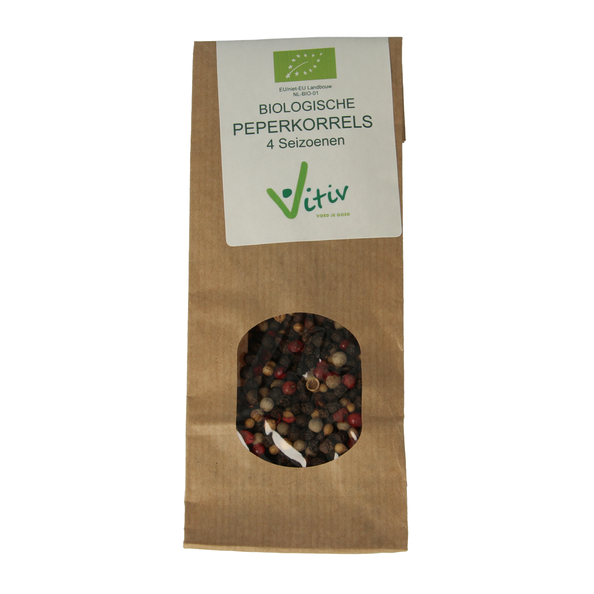 Vitiv Peperkorrels 4 seizoenen bio 40.00 Gram