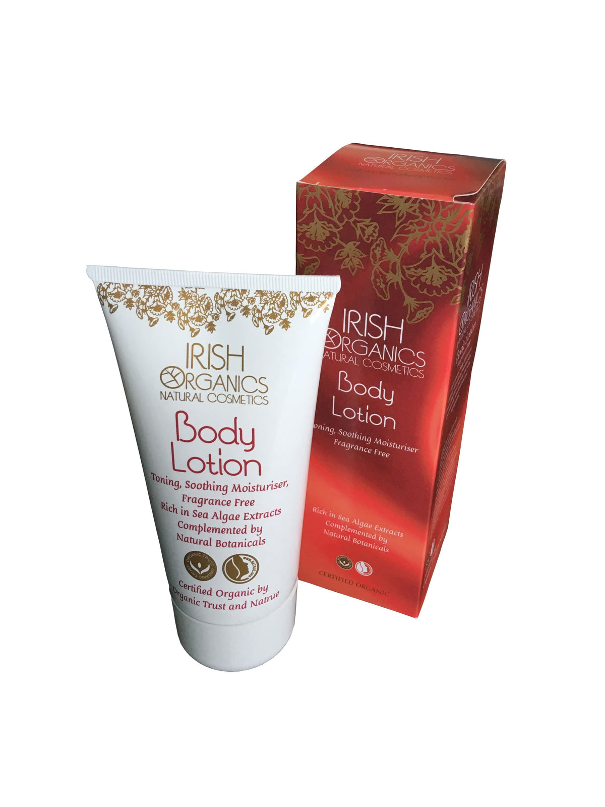 Irish Organics Bodylotion zeewier parfumvrij bio 150.00 Milliliter