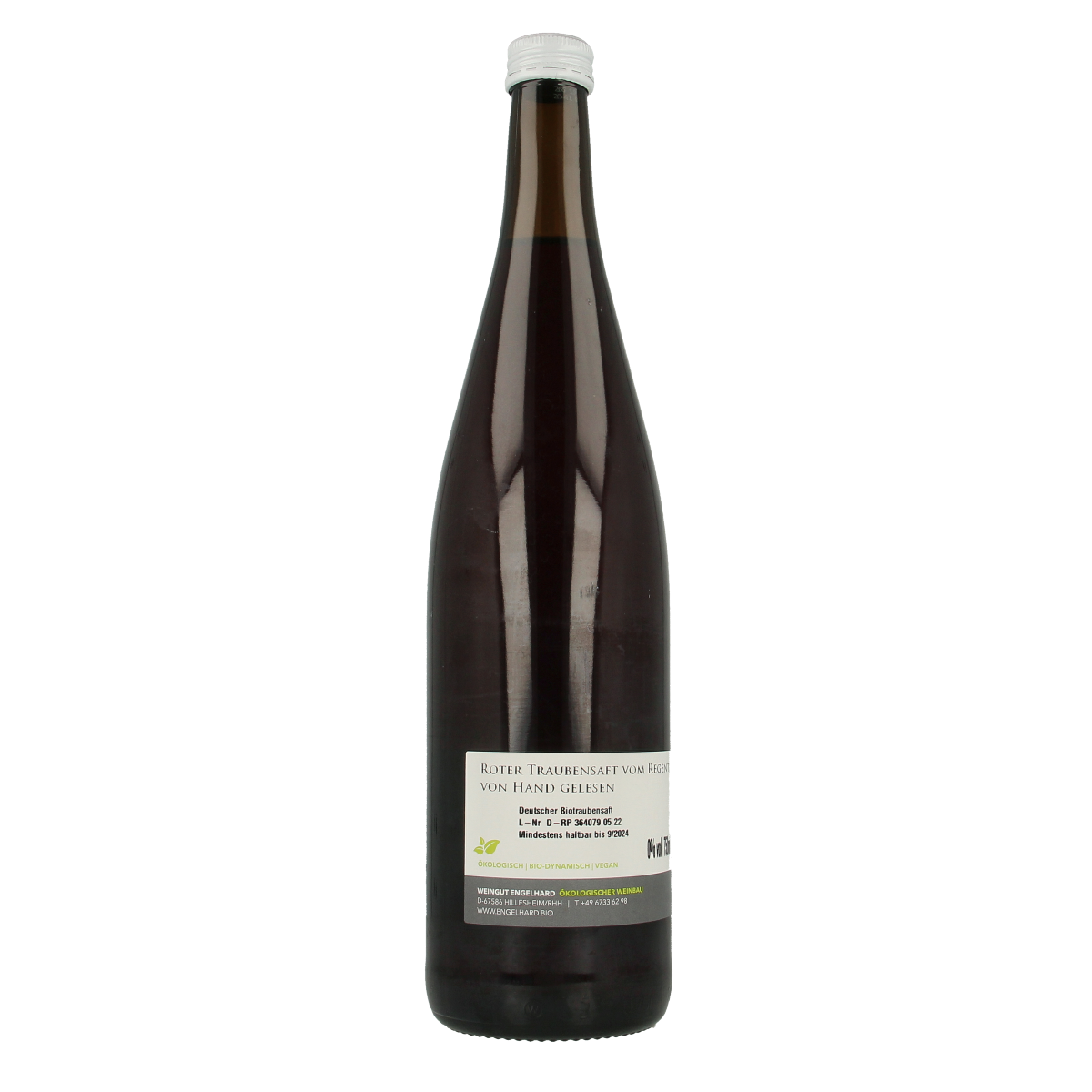 Wein Engelhard Druivensap rood bio 750.00 Milliliter