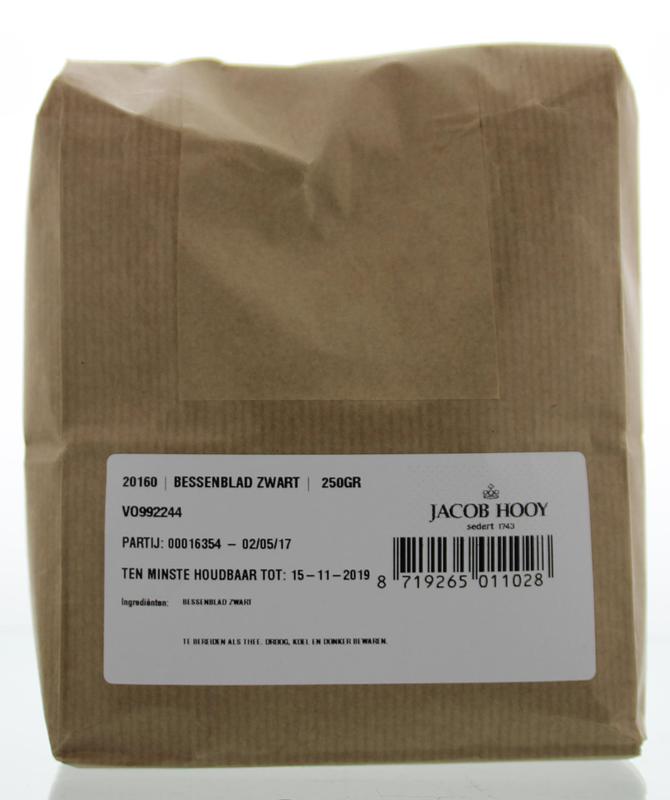 Jacob Hooy Bessenblad zwart 250.00 Gram