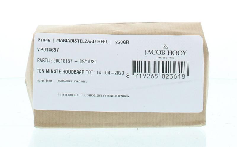 Jacob Hooy Mariadistelzaad 250.00 Gram