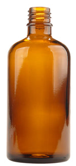 Helios Holland Flesje glas 100ml amber 10 Stuks