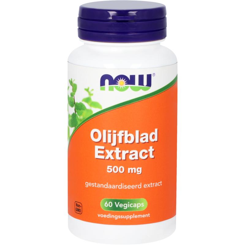 NOW Olijfblad extract 500mg 60.00 Vegetarische capsules