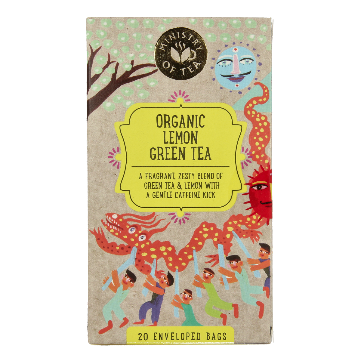 Ministry Of Tea Lemon green tea bio 20.00 Zakjes