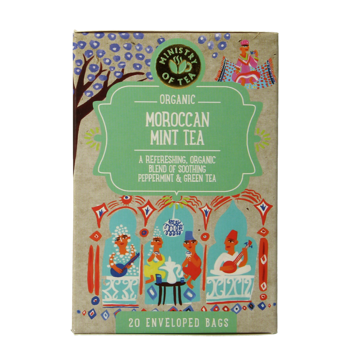 Ministry Of Tea Moroccan mint tea bio 20.00 Zakjes