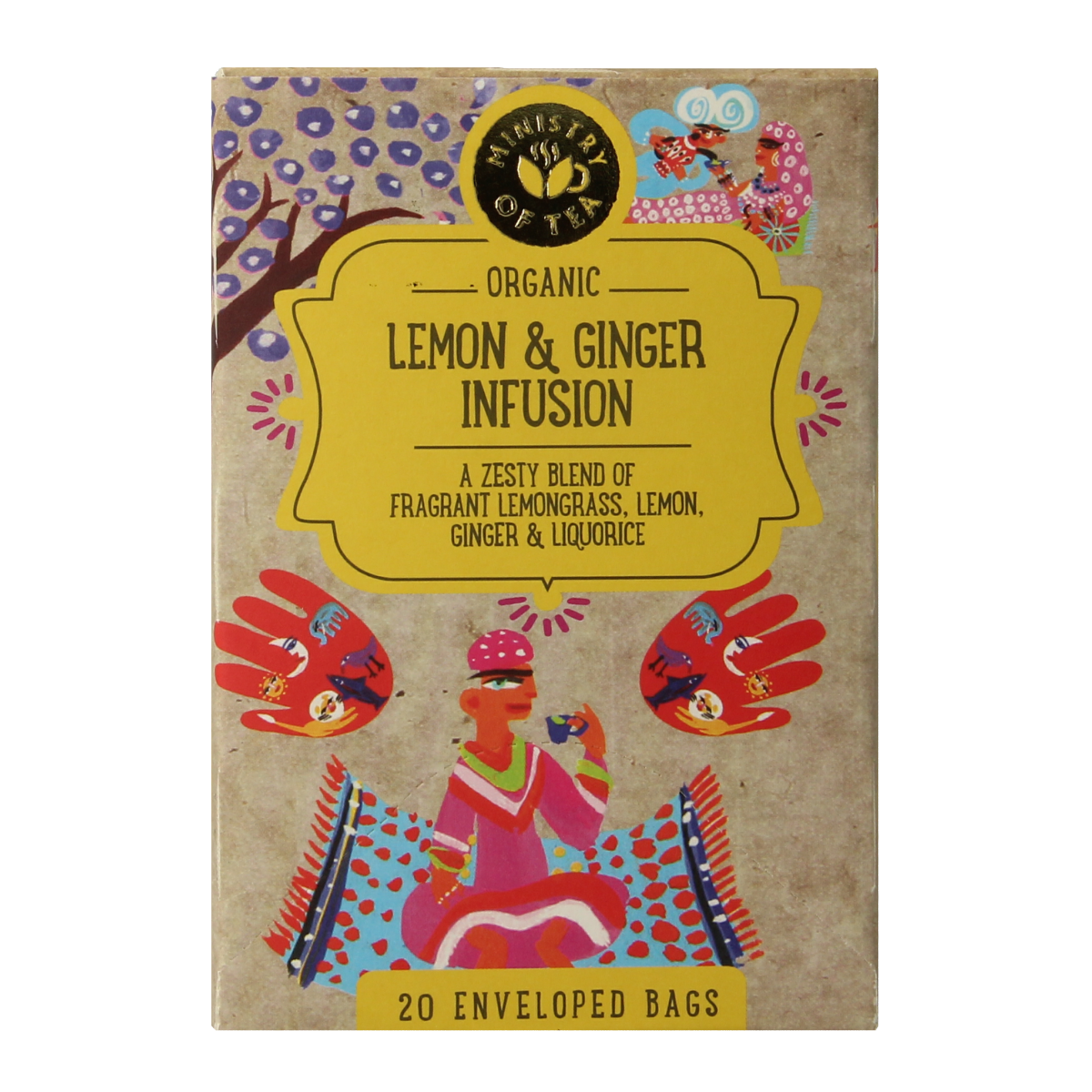 Ministry Of Tea Lemon & ginger bio 20.00 Zakjes