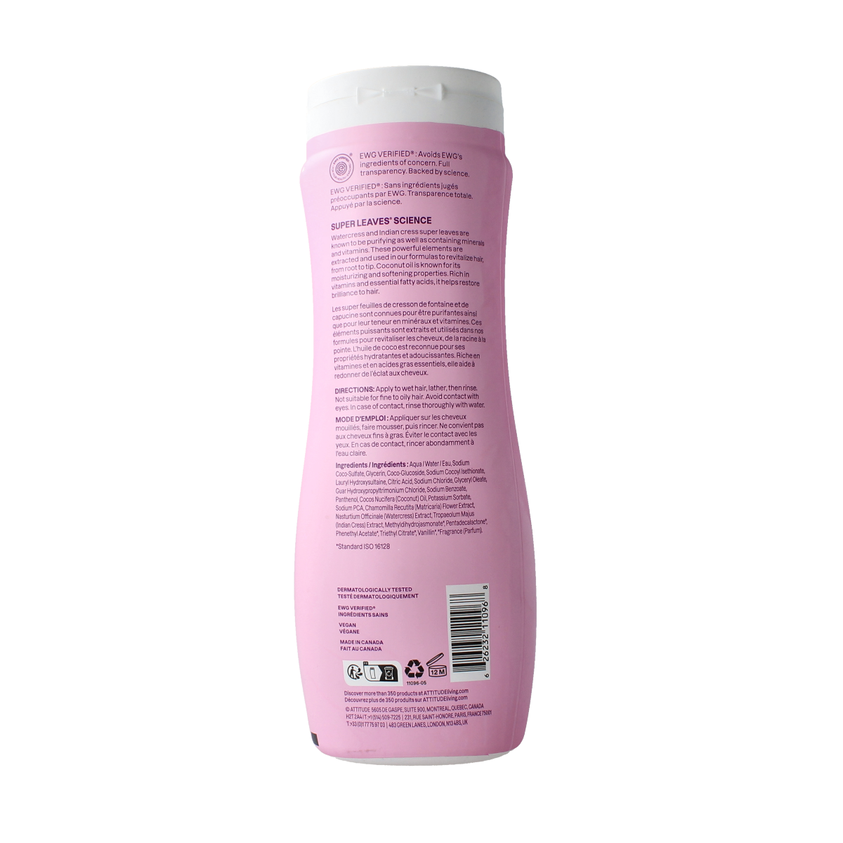 Attitude Shampoo coconut oil curl amplifying type 2 473.00 Milliliter