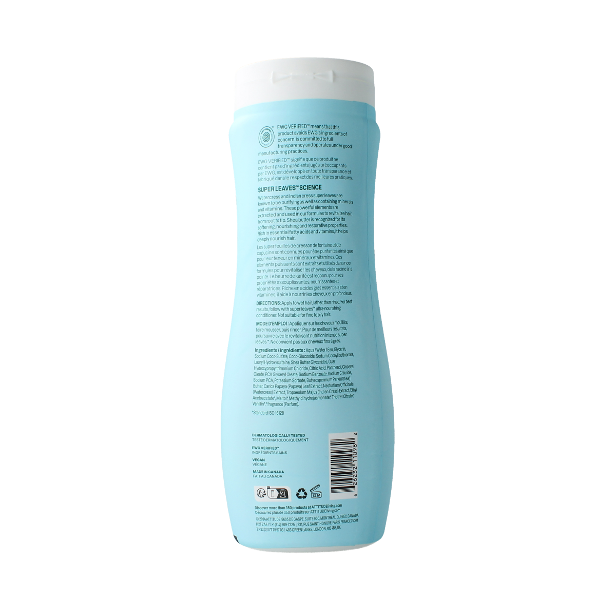 Attitude Shampoo shea butter curl ultra nourishing type 4 473.00 Milliliter