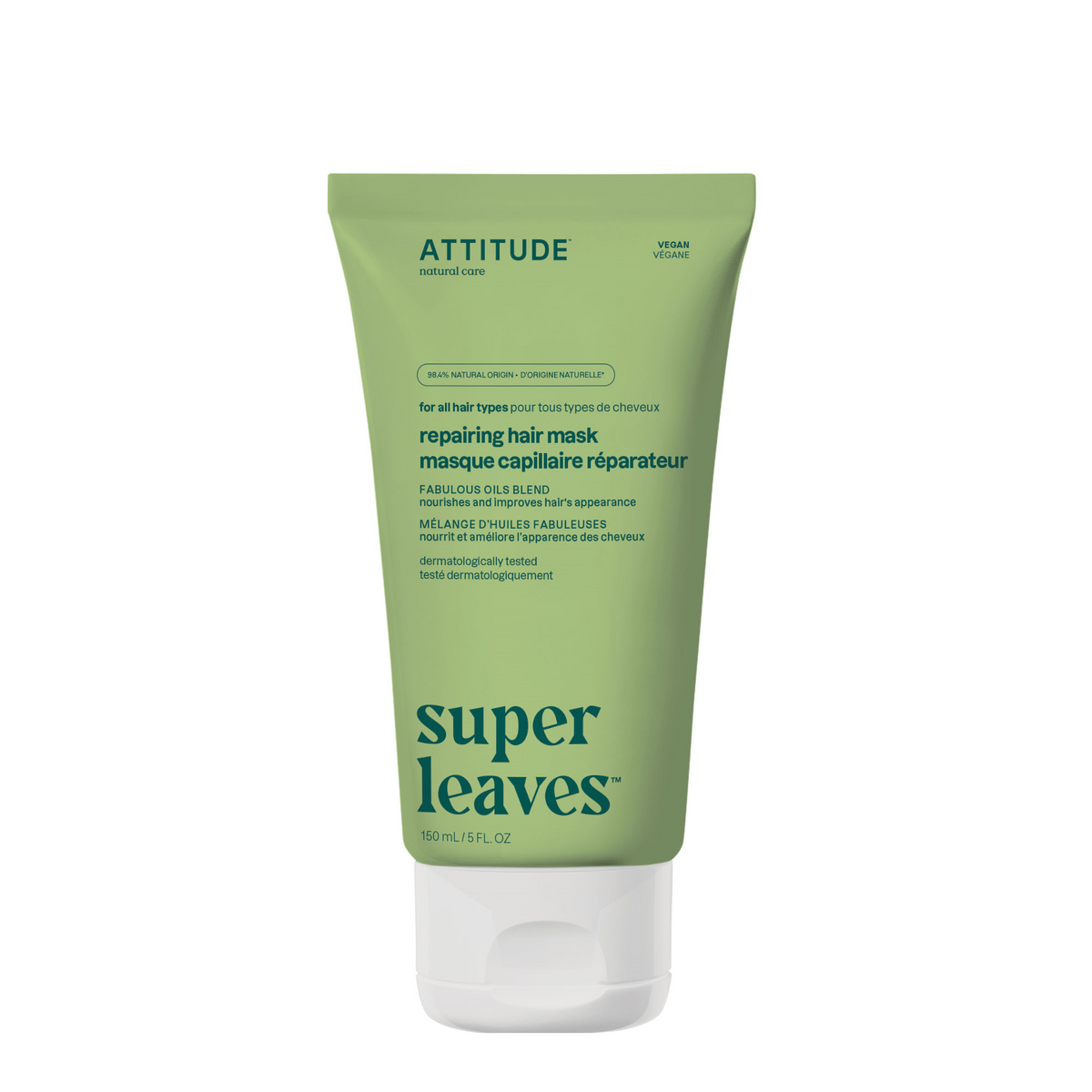 Attitude Super leaves herstellend haarmasker fabulous oils 150.00 Gram