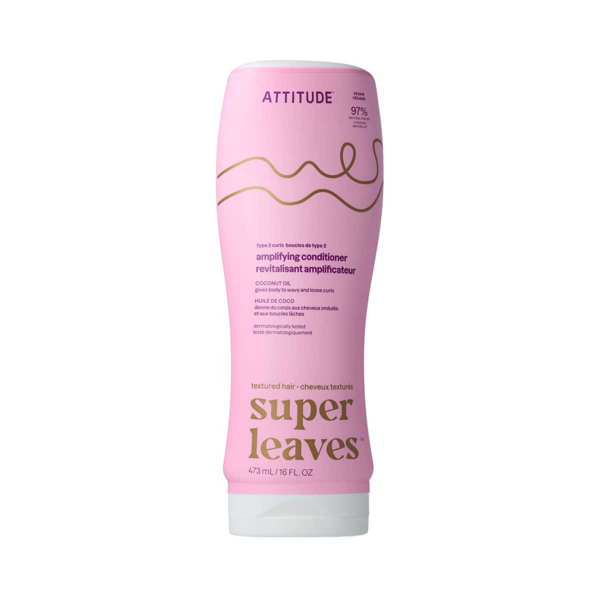 Attitude Conditioner coconut oil curl amplifying type 2 473.00 Milliliter
