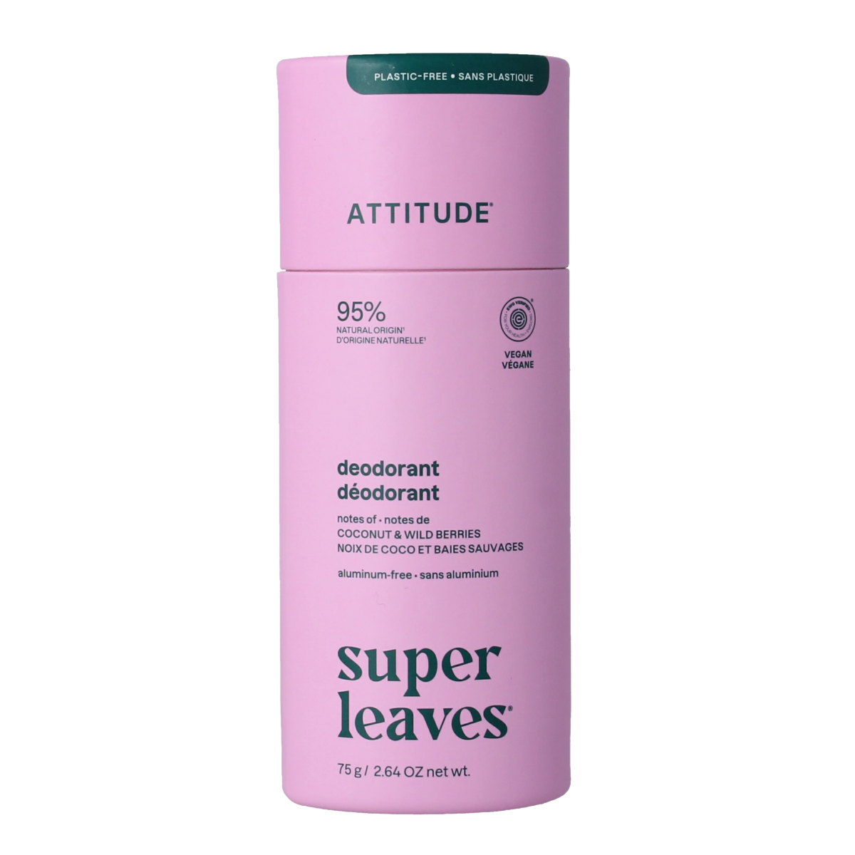 Attitude Deo super leaves coconut & wild berries 75.00 Gram