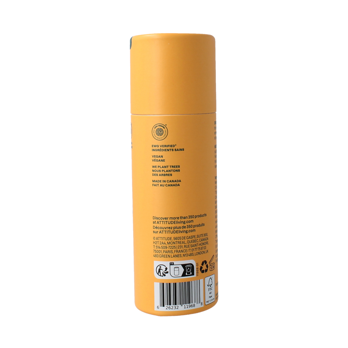 Attitude Deo super leaves orange blossom & eucalyptus 75.00 Gram