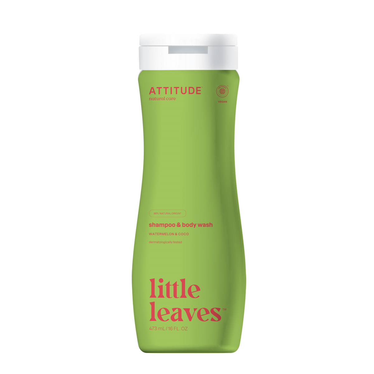 Attitude Shampoo 2 in 1 little leaves  meloen 473.00 Milliliter