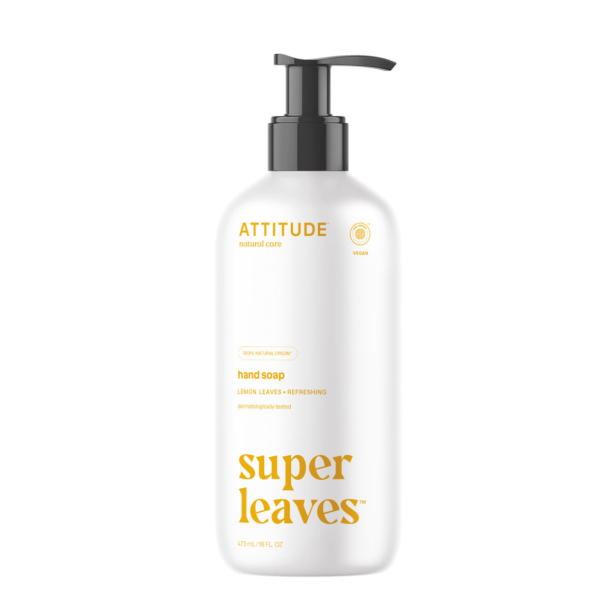 Attitude Handzeep super leaves  lemon leaves 473.00 Milliliter
