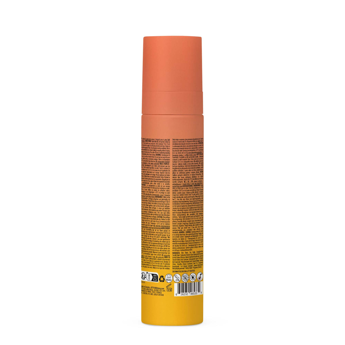 Attitude ATT SUNLY Sunscreen spray SPF50 Tropical coco 75.00 Milliliter