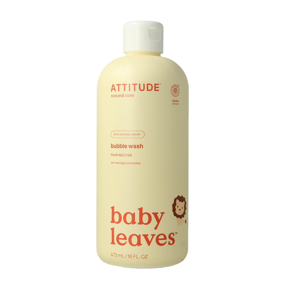 Attitude Bubbelzeep baby leaves  pear nectar 473.00 Milliliter