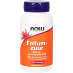 NOW Foliumzuur 800mcg 250.00 Tabletten