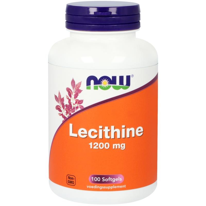 NOW Lecithine 1200mg 100.00 Softgels