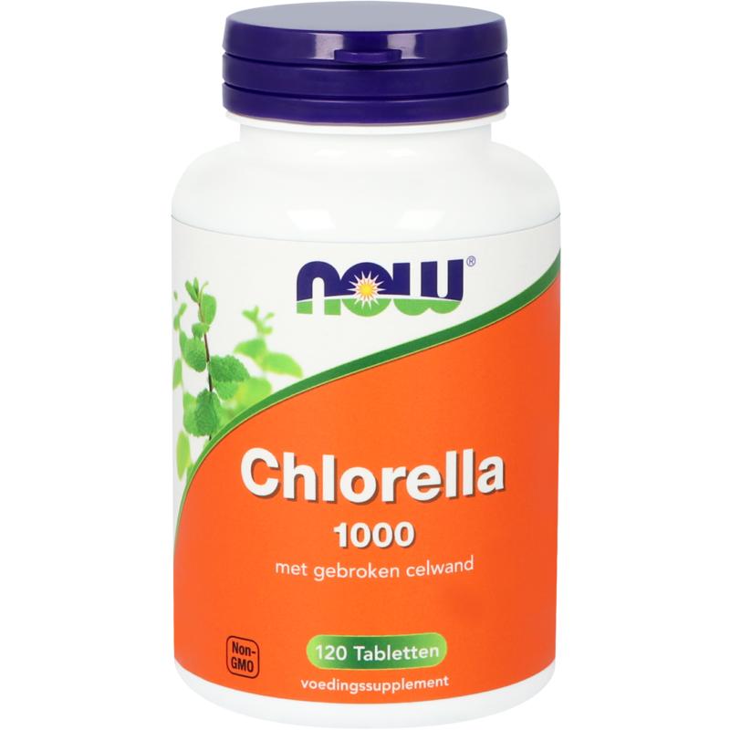 NOW Chlorella 1000mg 120.00 Tabletten
