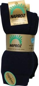 Naproz Thermo sokken blauw maat 43-46 3.00 Paar