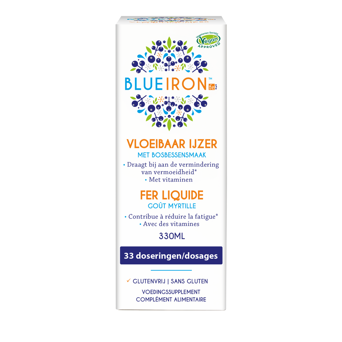 Blueiron Vloeibaar ijzer original 330.00 Milliliter