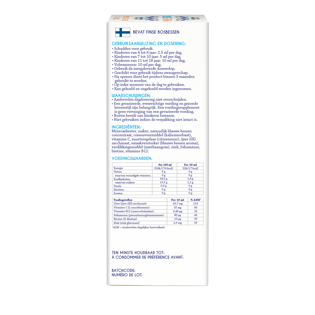 Blueiron Vloeibaar ijzer original 330.00 Milliliter
