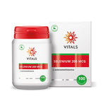 Vitals Selenium 200 mcg 100.00 Capsules