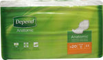 Depend Anatomic pacs super plus 20.00 Stuks