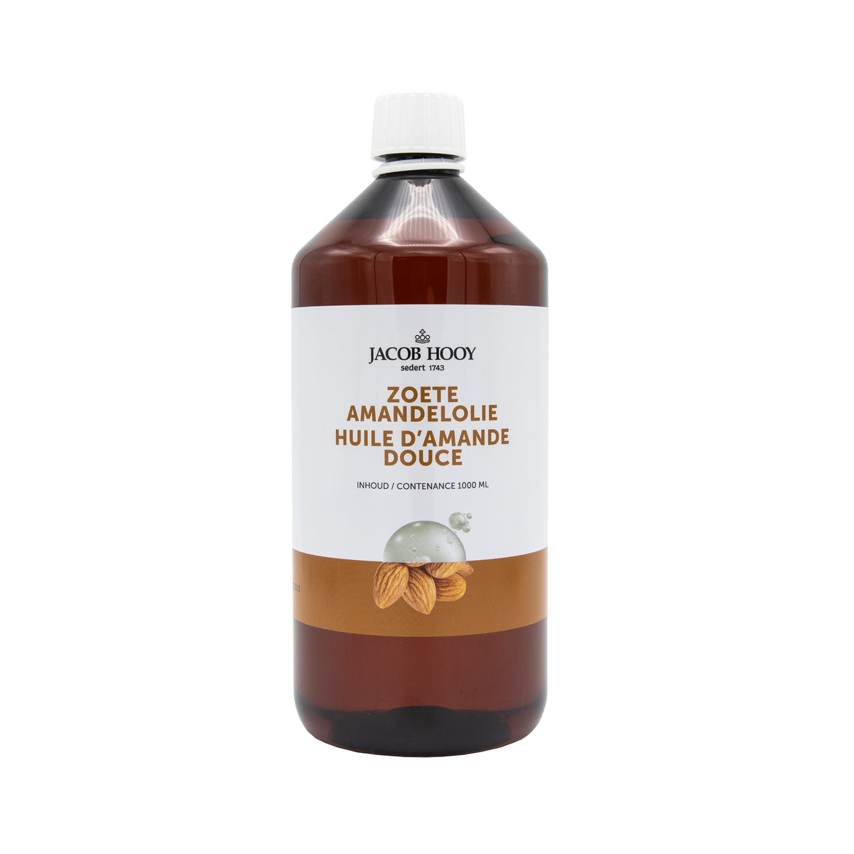 Jacob Hooy Amandelolie zoet 1.00 Liter