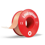 Leukoplast Hechtpleister 5m x 1.25cm rood 1.00 Stuks
