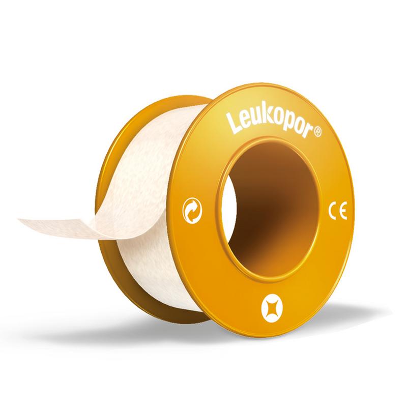 Leukopor Hechtpleister 5m x 1.25cm 1.00 Stuks