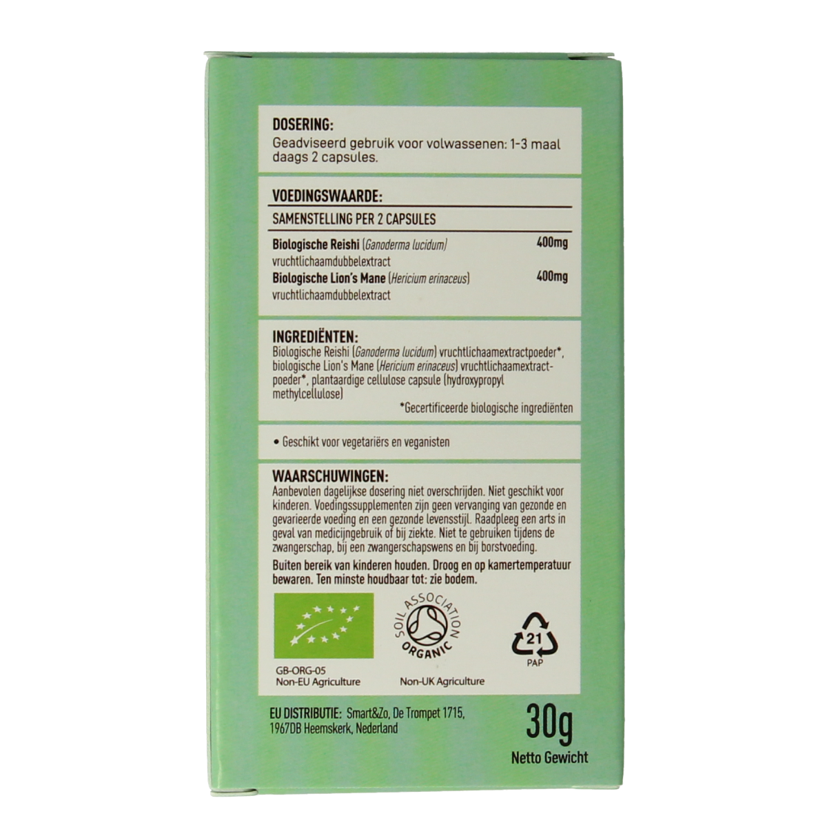 Mushrooms for Life Myco zen bio 60.00 Capsules