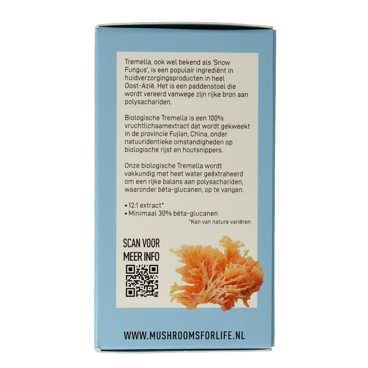 Mushrooms for Life Tremella bio 60.00 Capsules