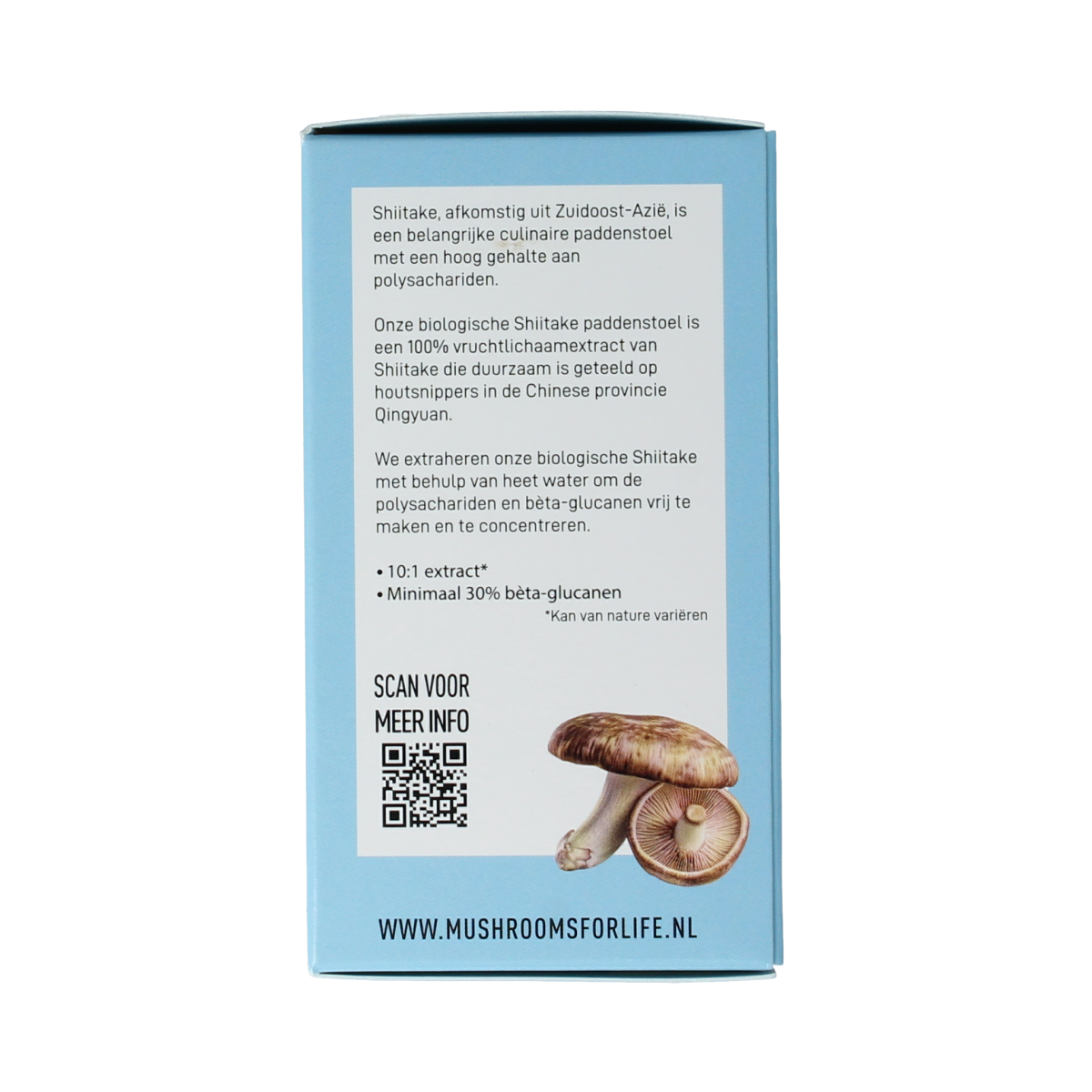 Mushrooms for Life Shiitake Bio 60.00 Capsules