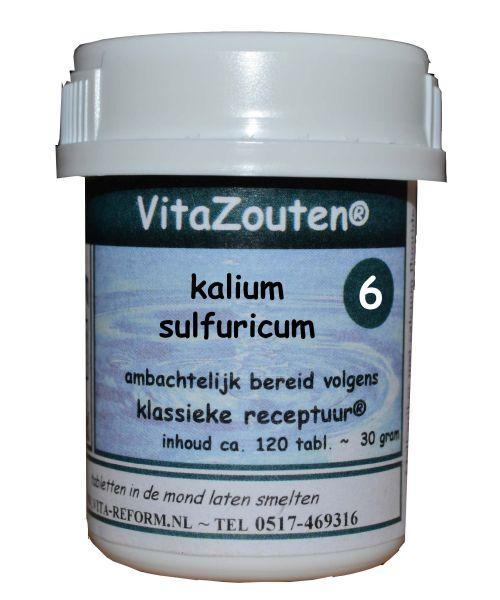 Vitazouten Kalium sulfuricum VitaZout nr. 06 120 Tabletten