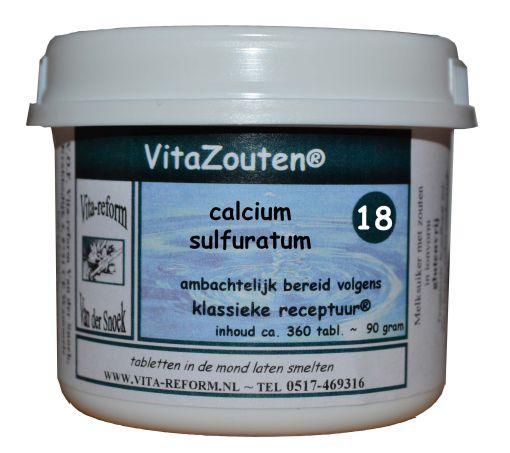Vitazouten Calcium sulfuratum VitaZout nr. 18 360.00 Tabletten