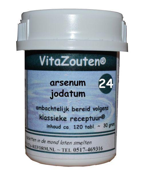 Vitazouten Arsenum jodatum VitaZout nr. 24 120.00 Tabletten