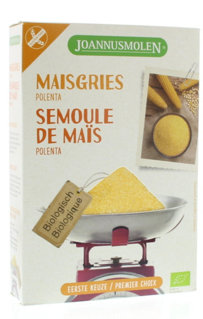Joannusmolen Polenta/maisgries eerste keuze bio 350.00 Gram