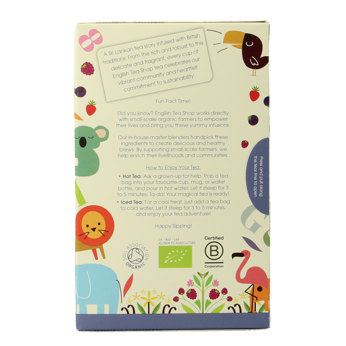 English Tea Shop Kids tea time adventure bio 20.00 Zakjes