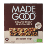 Made Good Granola bar chocolate chip 24 gram bio 6.00 Stuks