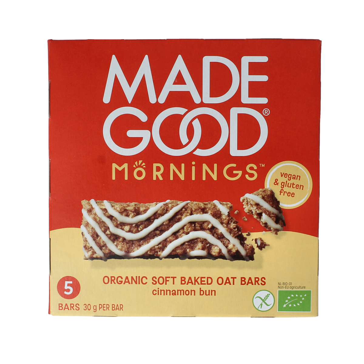 Made Good Morning bar cinnamon bun bio 5.00 Stuks