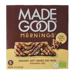MadeGood  Mornings bar choco chip bio 5 Stuks