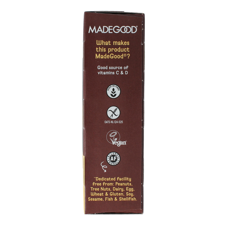MadeGood  Mornings bar choco chip bio 5 Stuks