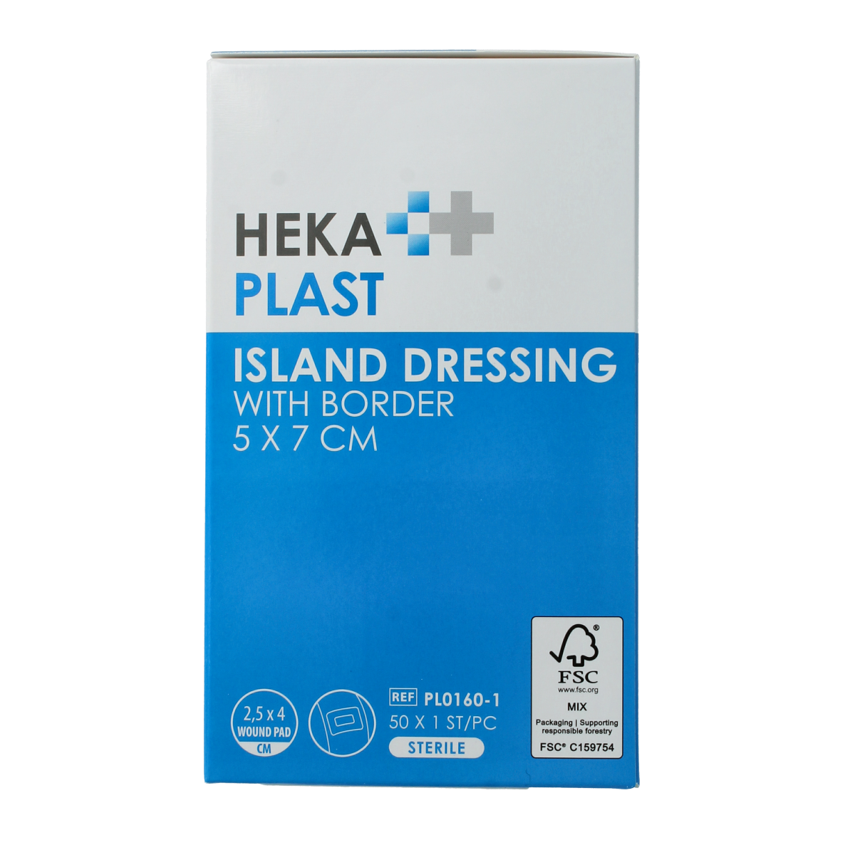 Hekaplast Border 5cmx7cm eiland 50.00 Stuks