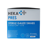 Hekapres Hydrofiel gaaskompres 5x8.5cm 100.00 Stuks