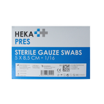 Hekapres Hydrofiel gaaskompres 5x8.5cm 100.00 Stuks