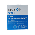 Heka Soft Non-woven kompres 5x5 steriel 100.00 Stuks